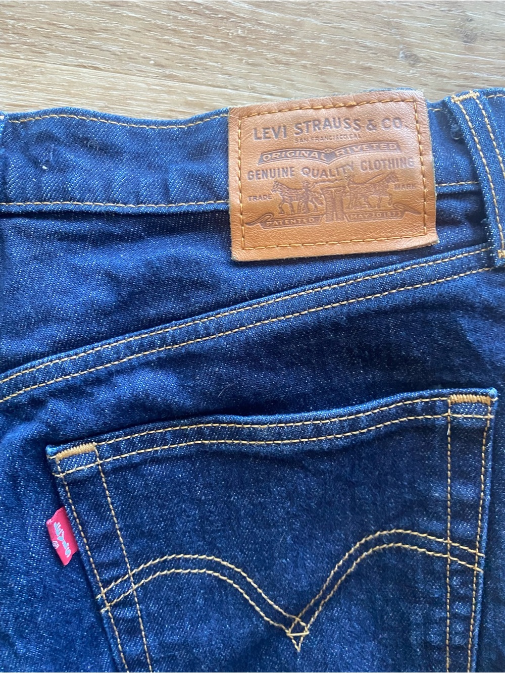 Levi's ribcage boot cut  Dark Blue Denim Jeans